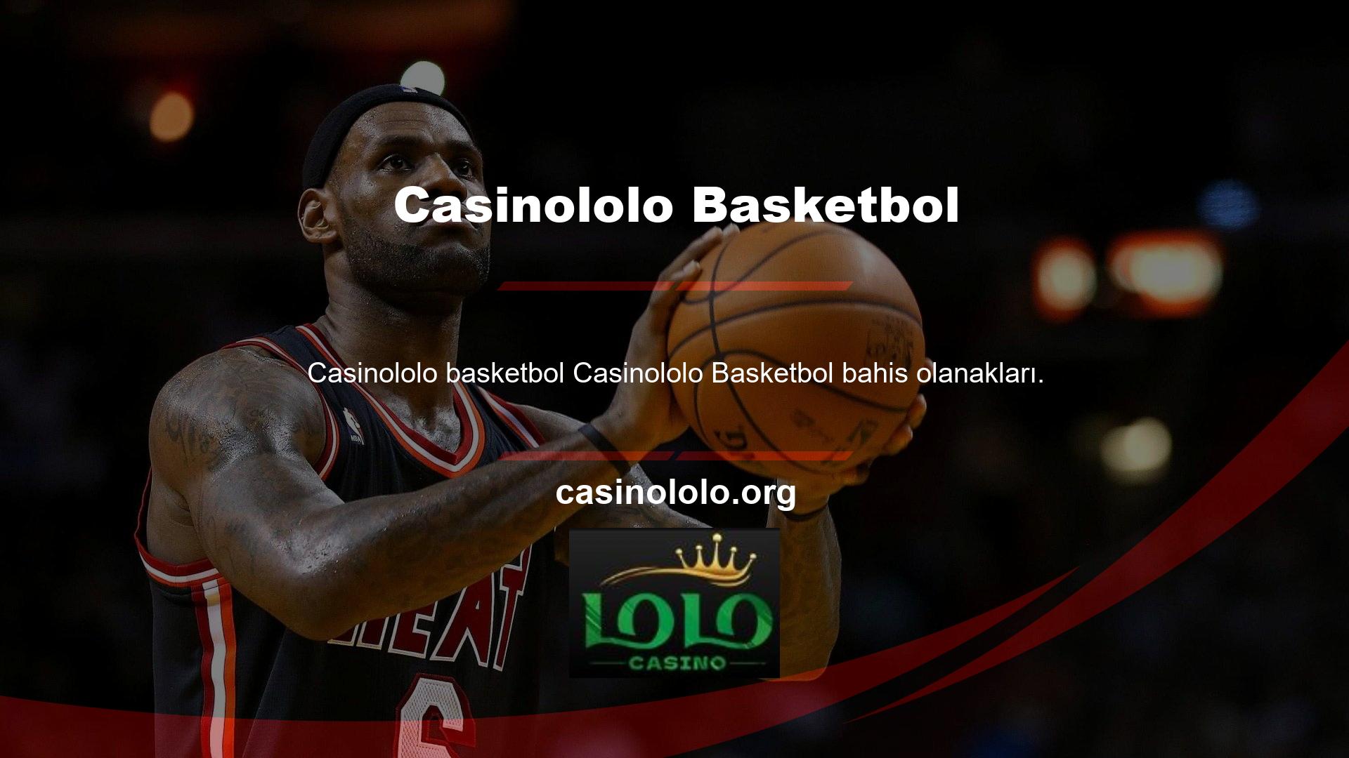 Casinololo basketbol yüzdesi çok yüksek
