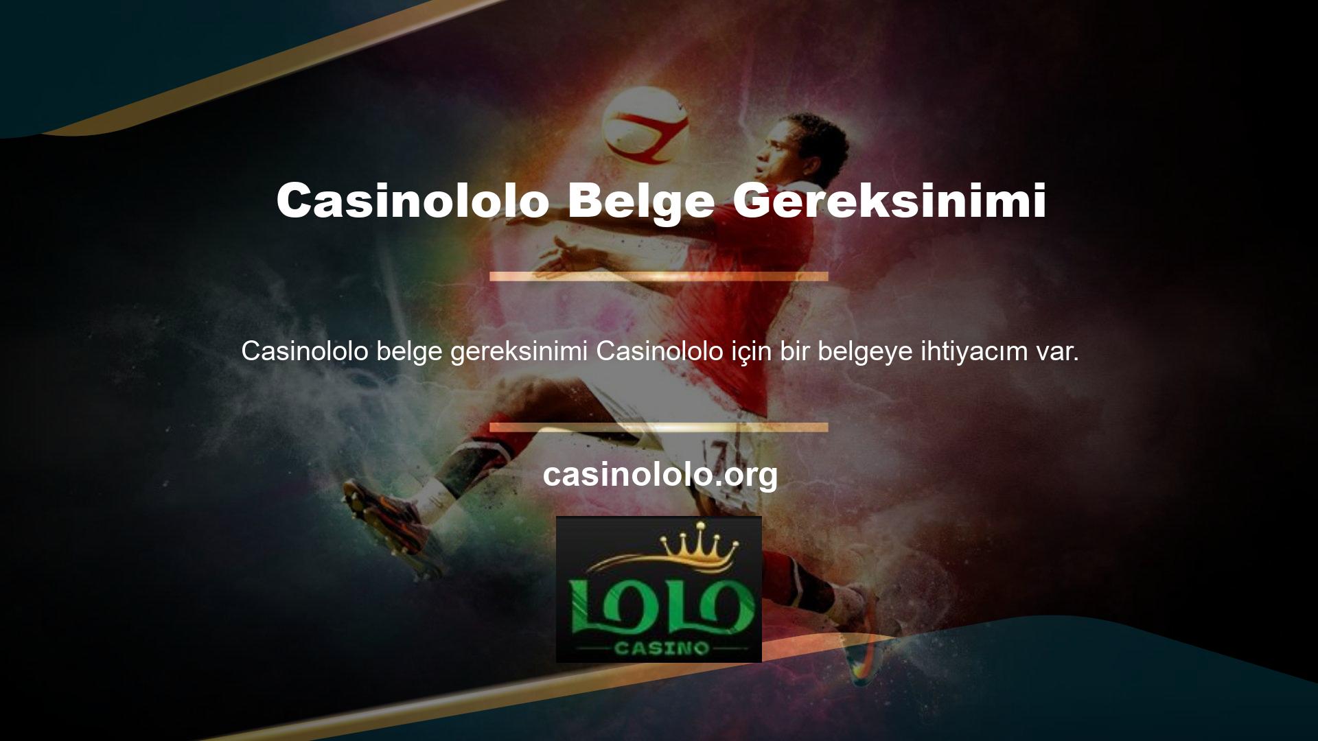 Casinololo futbola bahse girmenin tek yolu 3D futbol